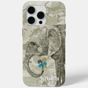 Coque Case-Mate iPhone Elephant Camo tendance sur Camouflage Vert