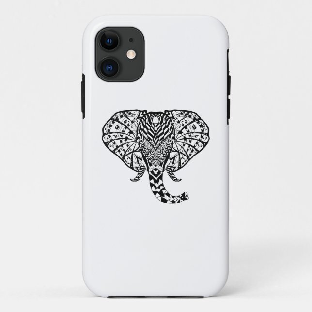Coques Case-Mate iPhone Éléphant ethnique de motif (Dos)