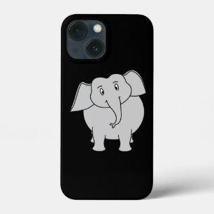 Etui iPhone 13 Mini Elephant gris.