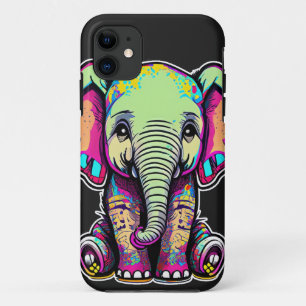 Case-Mate iPhone Case Eléphant mignon assis illustration numérique