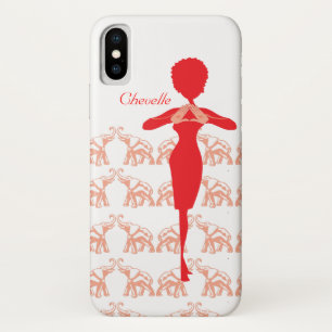 Coque Case-Mate iPhone Éléphant rouge mignon