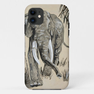 Etui iPhone Case-Mate Eléphant Se Promenant À Travers L'Art De La Savane