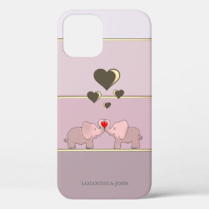 Case-Mate iPhone Case Éléphants adorables en amour