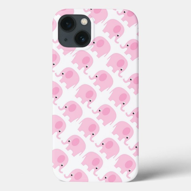 Coques Case-Mate iPhone Eléphants roses (Verso)