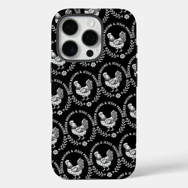 Coques Case-Mate iPhone Élevage de poulet et collecte de Jésus (Verso)