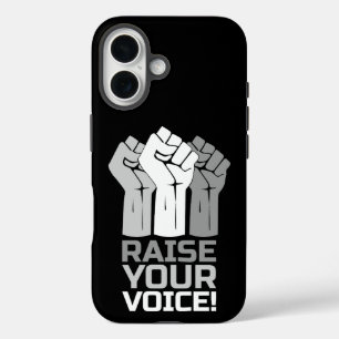 Coque Pour iPhone 16 Élevez votre voix 3 W