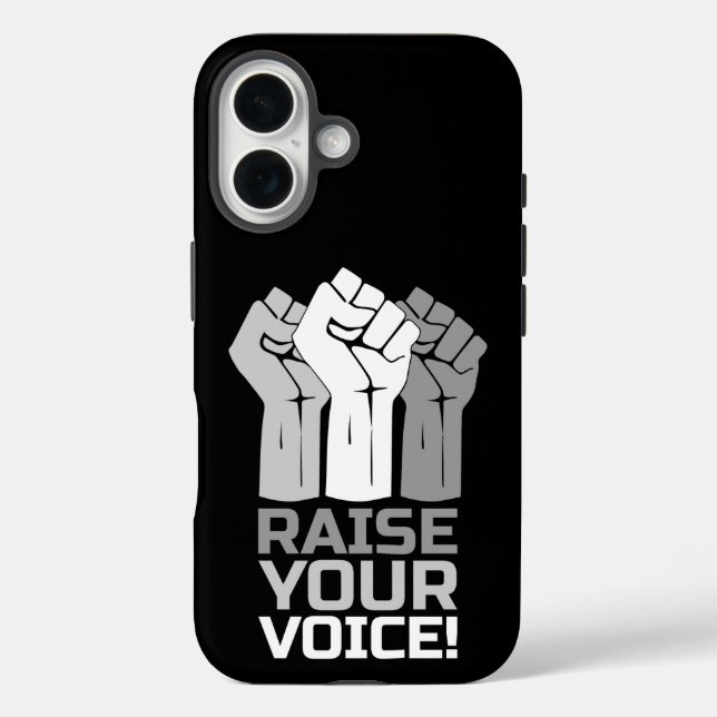 Coques Case-Mate iPhone Élevez votre voix 3 W (Verso)