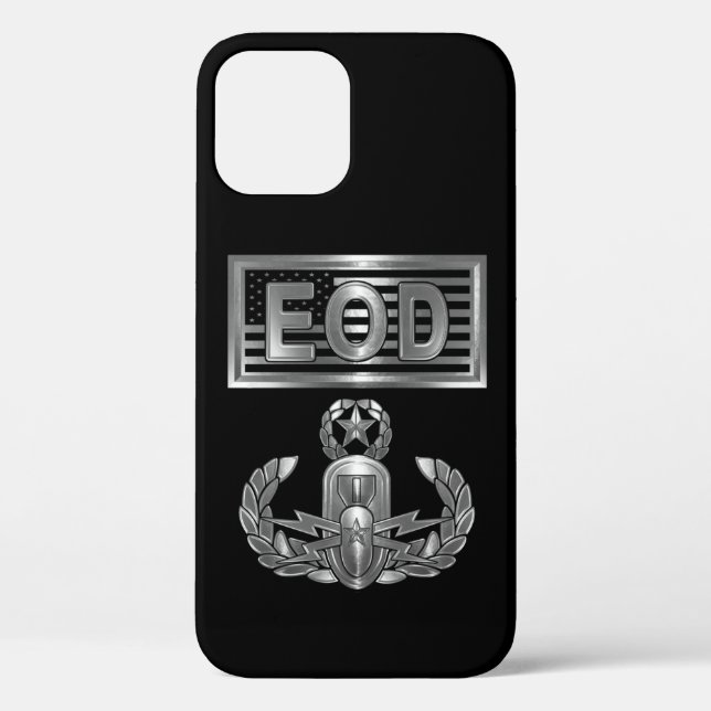 Coques Case-Mate iPhone Élimination des engins explosifs (EOD)  & Drapeau  (Verso)