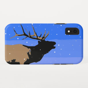 Case-Mate iPhone Case Elk bouillonnant en hiver - Art original de la fau