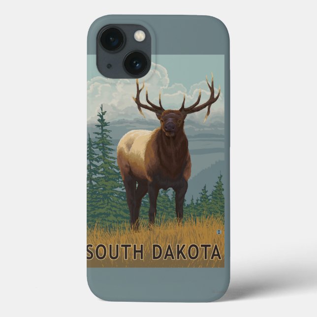 Coques Case-Mate iPhone Elk SceneSouth Dakota (Verso)
