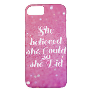 Coque Case-Mate iPhone Elle a cru qu'elle pourrait ainsi elle a fait