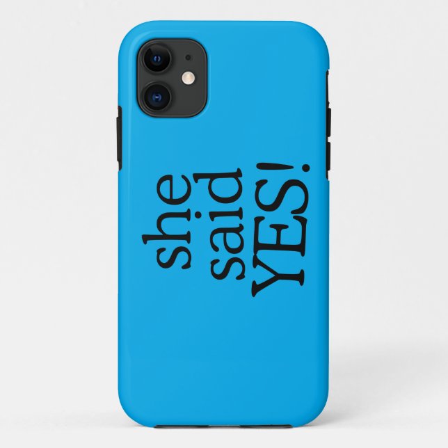 Coques Case-Mate iPhone Elle a dit oui!!!!! | Conception de célébration de (Dos)