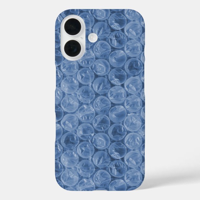 Coques Case-Mate iPhone Emballage de bulle bleue (Verso)