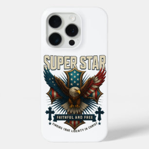 Coque Case-Mate iPhone Emblème d'aigle super étoile