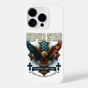 Coque Case-Mate iPhone Emblème d'aigle super étoile