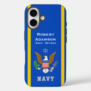 Coque Pour iPhone 16 Emblème de défense américain personnaliser