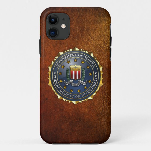 Coques Case-Mate iPhone Emblème de FBI (Dos)