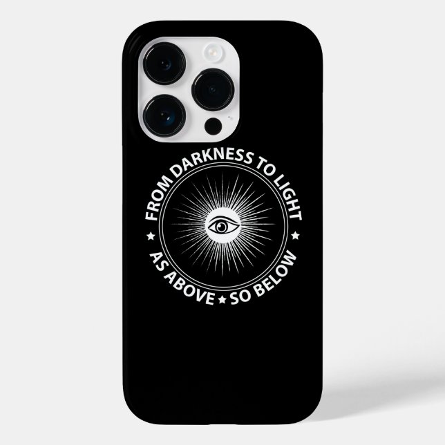 Coques Case-Mate iPhone emblème de la franc-maçonnerie (Verso)