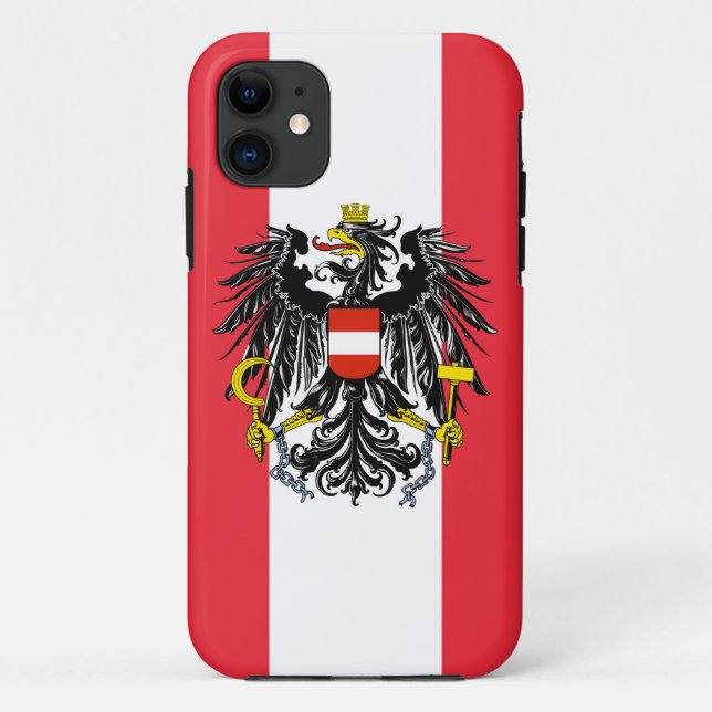 Coques Case-Mate iPhone emblème de l'Autriche (Dos)