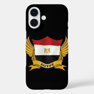Coque Pour iPhone 16 Emblème du drapeau égyptien