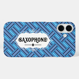 Coque Pour iPhone 16 Plus Emblème du saxophone