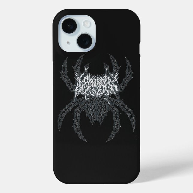Coques Case-Mate iPhone Emblème gothique athlétique araignée de discipline (Verso)