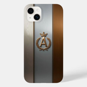 Coque Case-Mate iPhone Emblème Monogramme Doré A