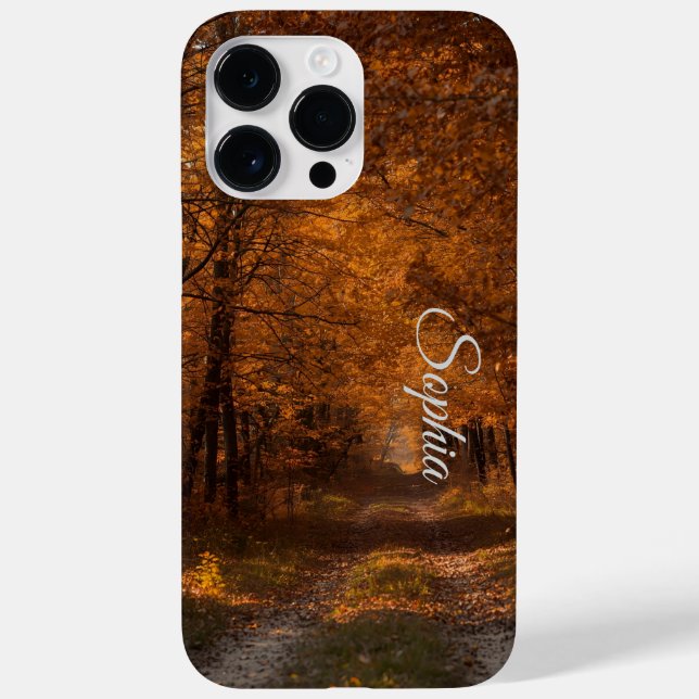 Coques Case-Mate iPhone Embrace d'automne - Tranquil Forest Path Fine Art  (Verso)