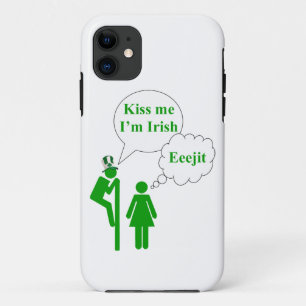 Etui iPhone Case-Mate Embrasse-moi, enseigne de toilette irlandaise