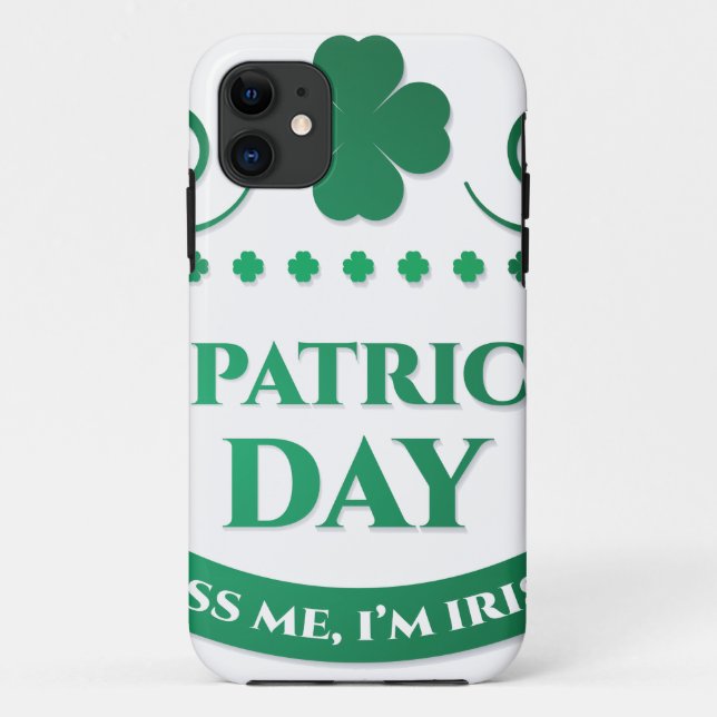 Coques Case-Mate iPhone embrasse-moi je suis irish (Dos)