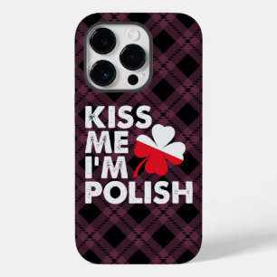 Coque Case-Mate iPhone Embrasse-moi Je suis Polonais Funny Jour de la Sai