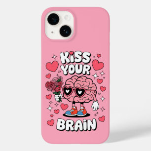 Coque Case-Mate iPhone Embrasse ton cerveau Saint Valentin Enseignant amu