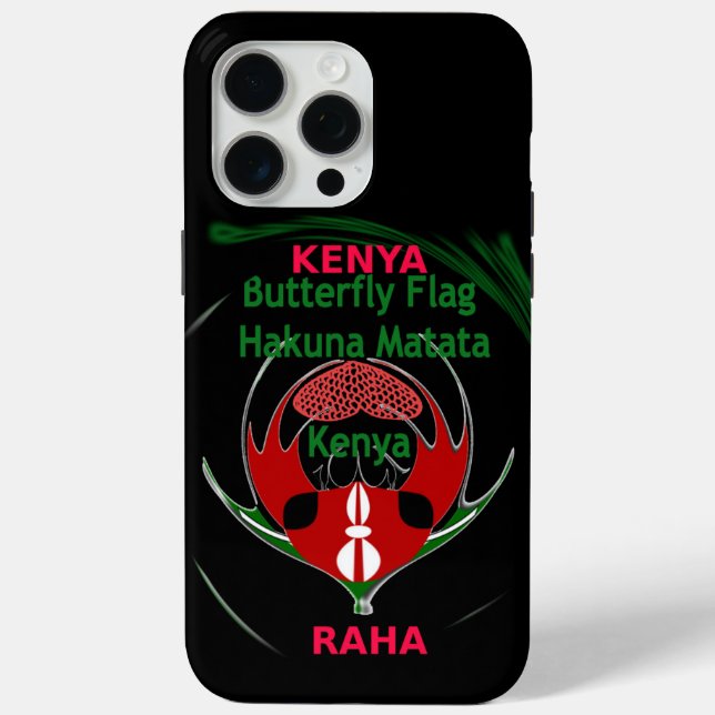 Coques Case-Mate iPhone Embrassez la Kenyan Pride dans le style (Verso)