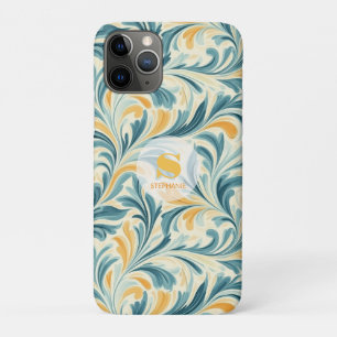 Case-Mate iPhone Case Emerald Green et Gold Paisley Motif
