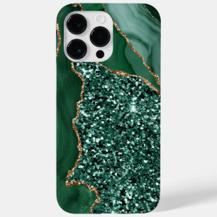 COQUE Case-Mate iPhone EMERALD GREEN & GOLD AGATE MOTIF