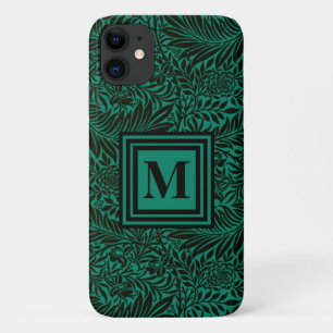 Case-Mate iPhone Case Emerald Green Monogramme Motif botanique
