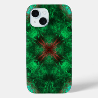 Coque Case-Mate iPhone Emerald Sacred Geometry Fractal Art