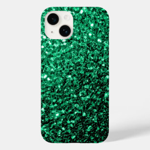 Coques Pour iPhone Émeraude de parties scintillant verte