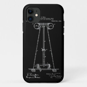 Coque iPhone 11 Émetteur Wardencliff d'énergie électrique de Tesla