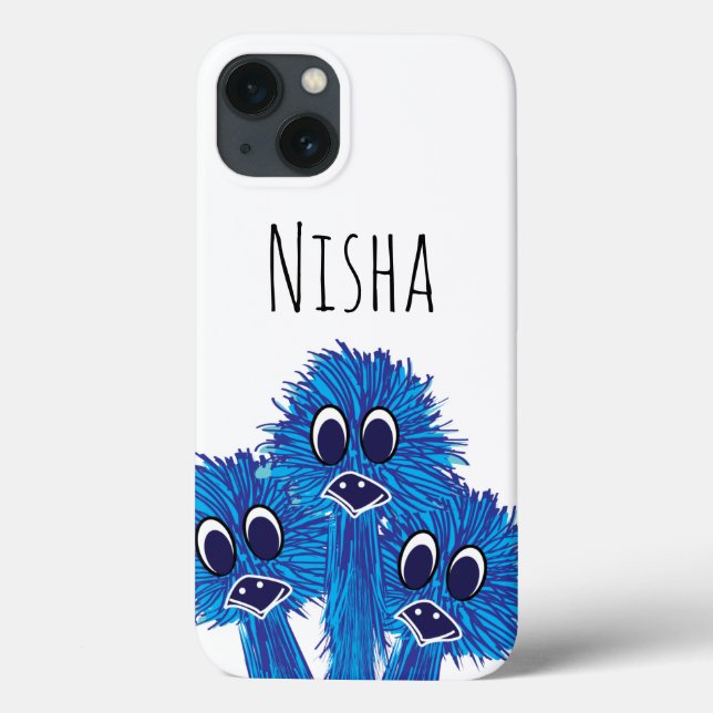 Coques Case-Mate iPhone Émeu Autruche Oiseau Personnalisé (Verso)