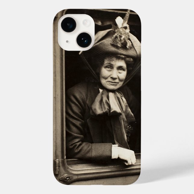 Coques Case-Mate iPhone Emmeline Pankhurst Feminist et Suffragette (Verso)
