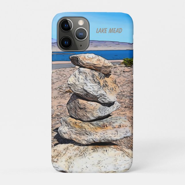 Coques Case-Mate iPhone Empilage de roche (Dos)