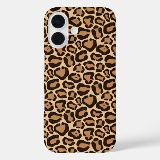 Coque Pour iPhone 16 Empreinte de léopard