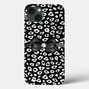 Coques Pour iPhone Empreinte de léopard avec Bow
