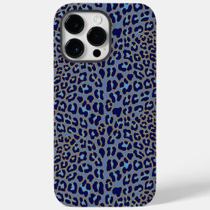 Coque Case-Mate iPhone Empreinte de léopard bleu