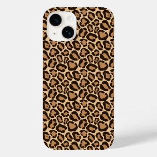 Coque Case-Mate iPhone Empreinte de léopard Brown