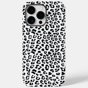 Coque Case-Mate iPhone Empreinte de léopard noir et blanc