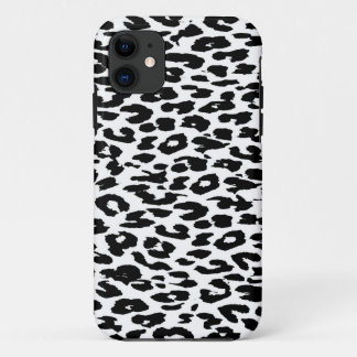 Coque Case-Mate iPhone Empreinte de léopard noir et blanc