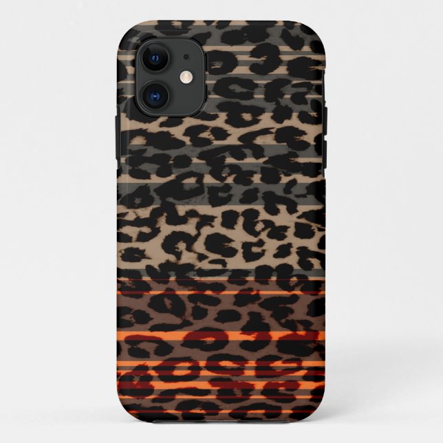 Coques Case-Mate iPhone Empreinte de léopard Skin Retro 2 (Dos)
