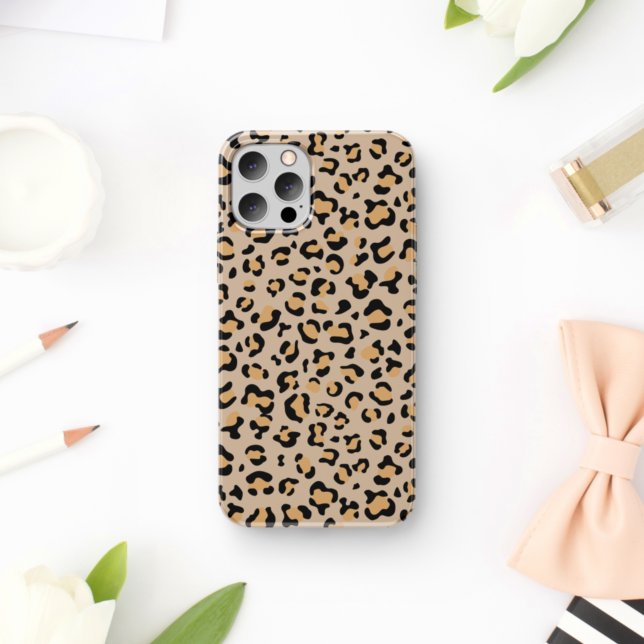 Coques Case-Mate iPhone Empreinte de léopard, Spots de léopard, Leopard Br (Créateur téléchargé)